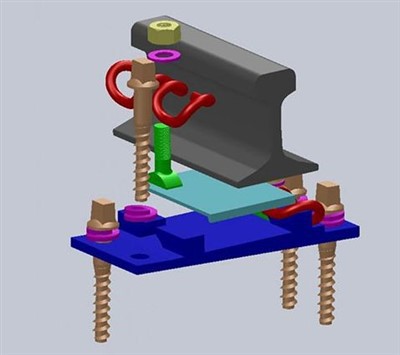Skl 14 klipp tal-ferrovija ġdid għal sistema ta 'rbit